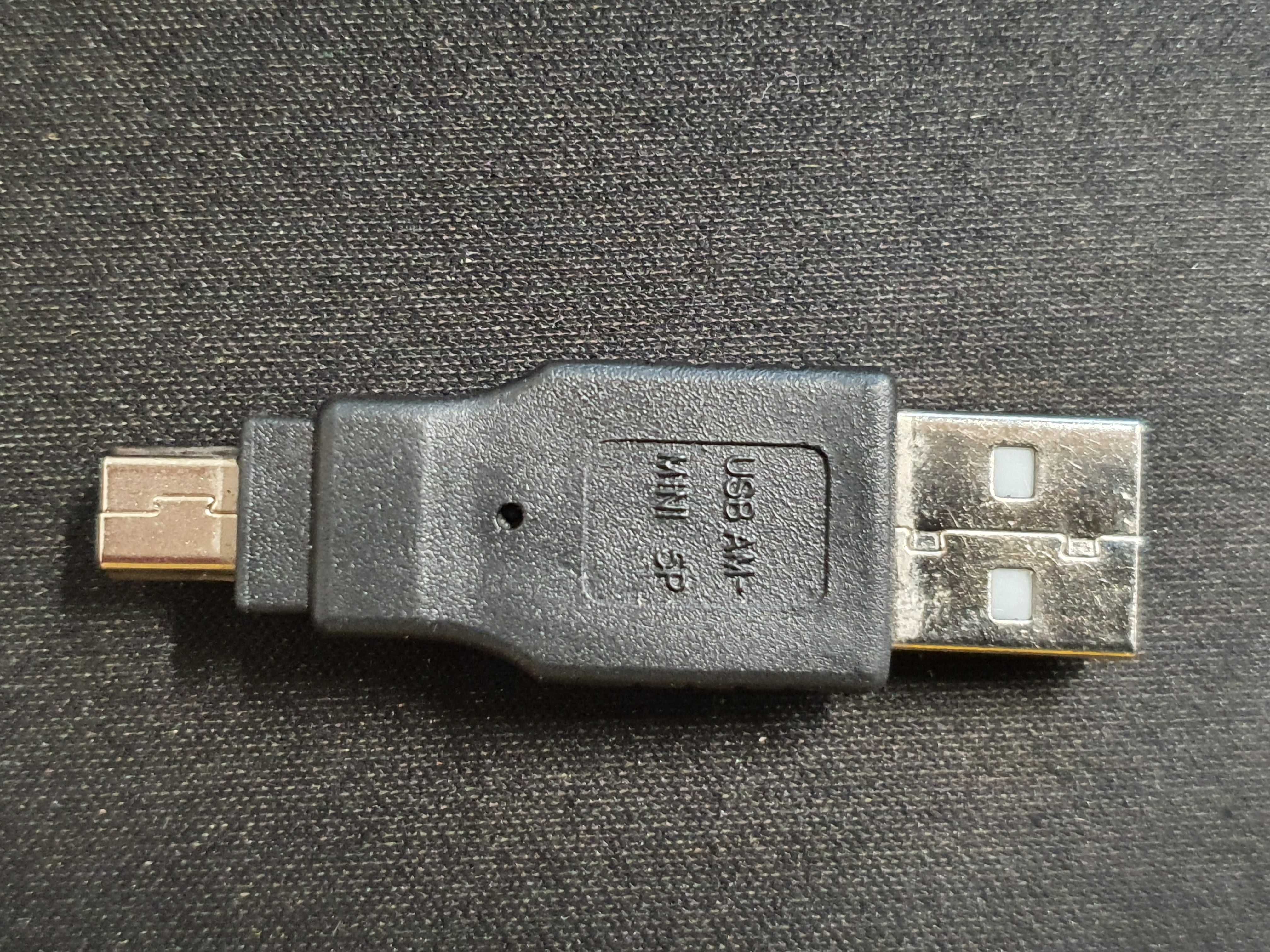 Przejściówka adapter USB A - mini USB