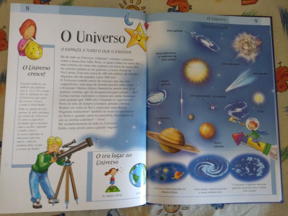 "À descoberta do espaço" - livro