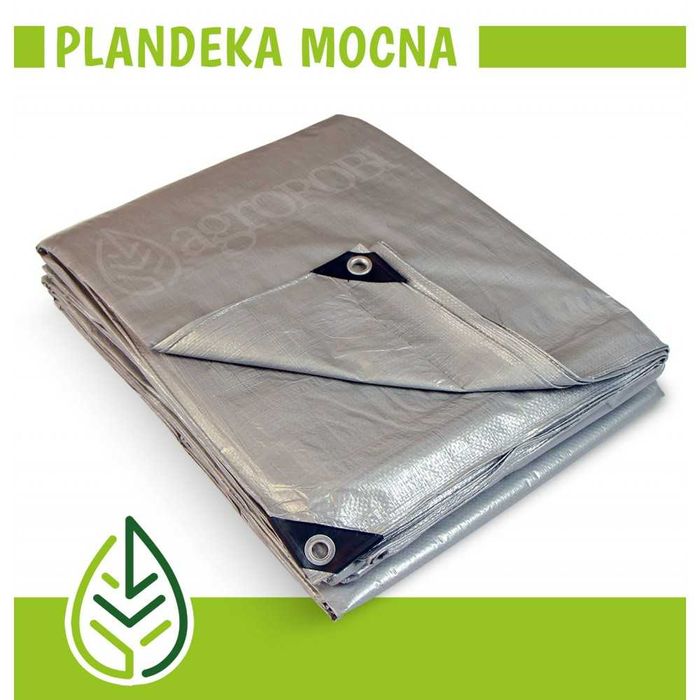 Plandeka Srebrna 110 G/M2 2x6m