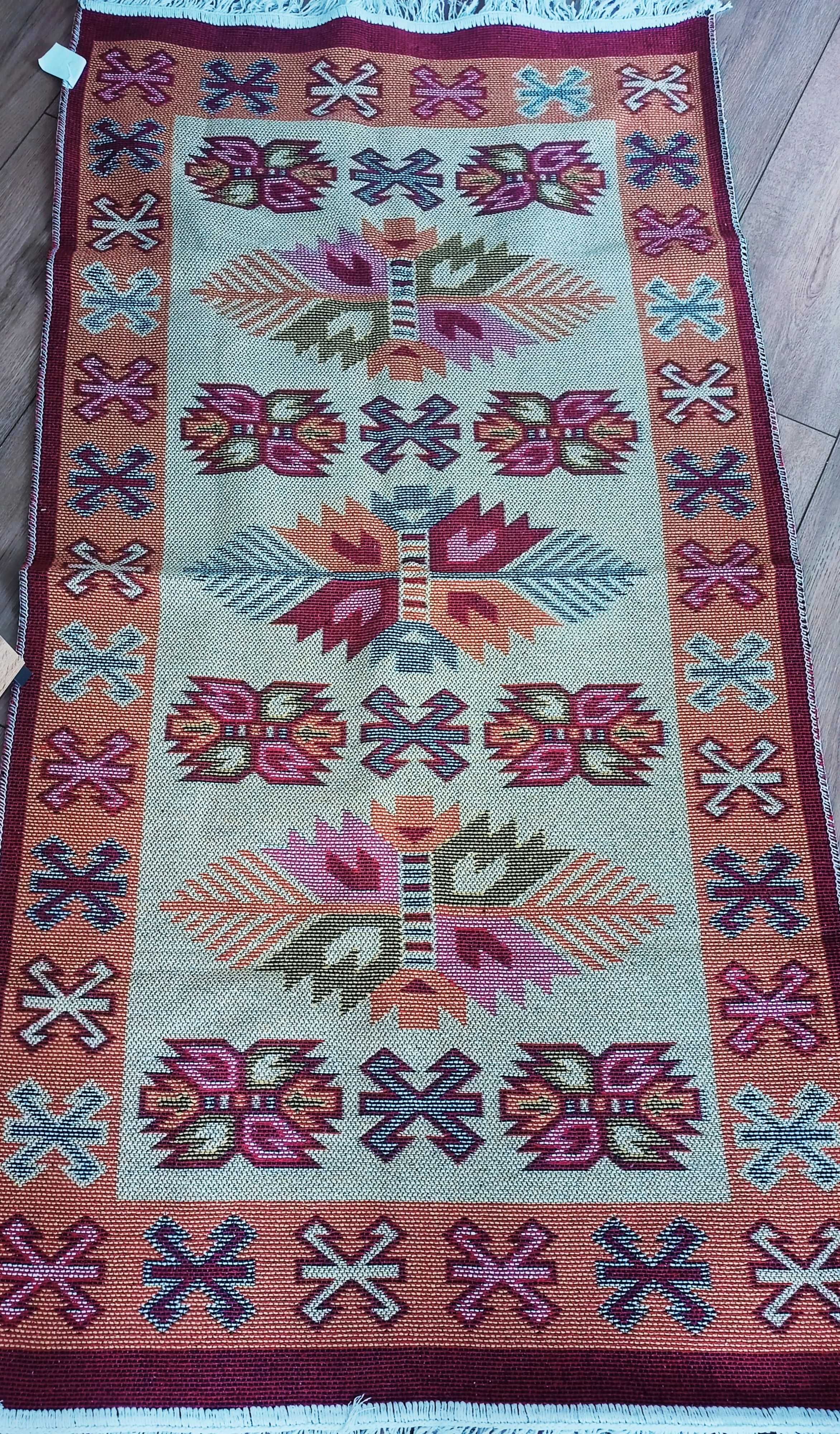 Dywan dywanik dwustronny boho do salonu na balkon korytarz uniwersalny