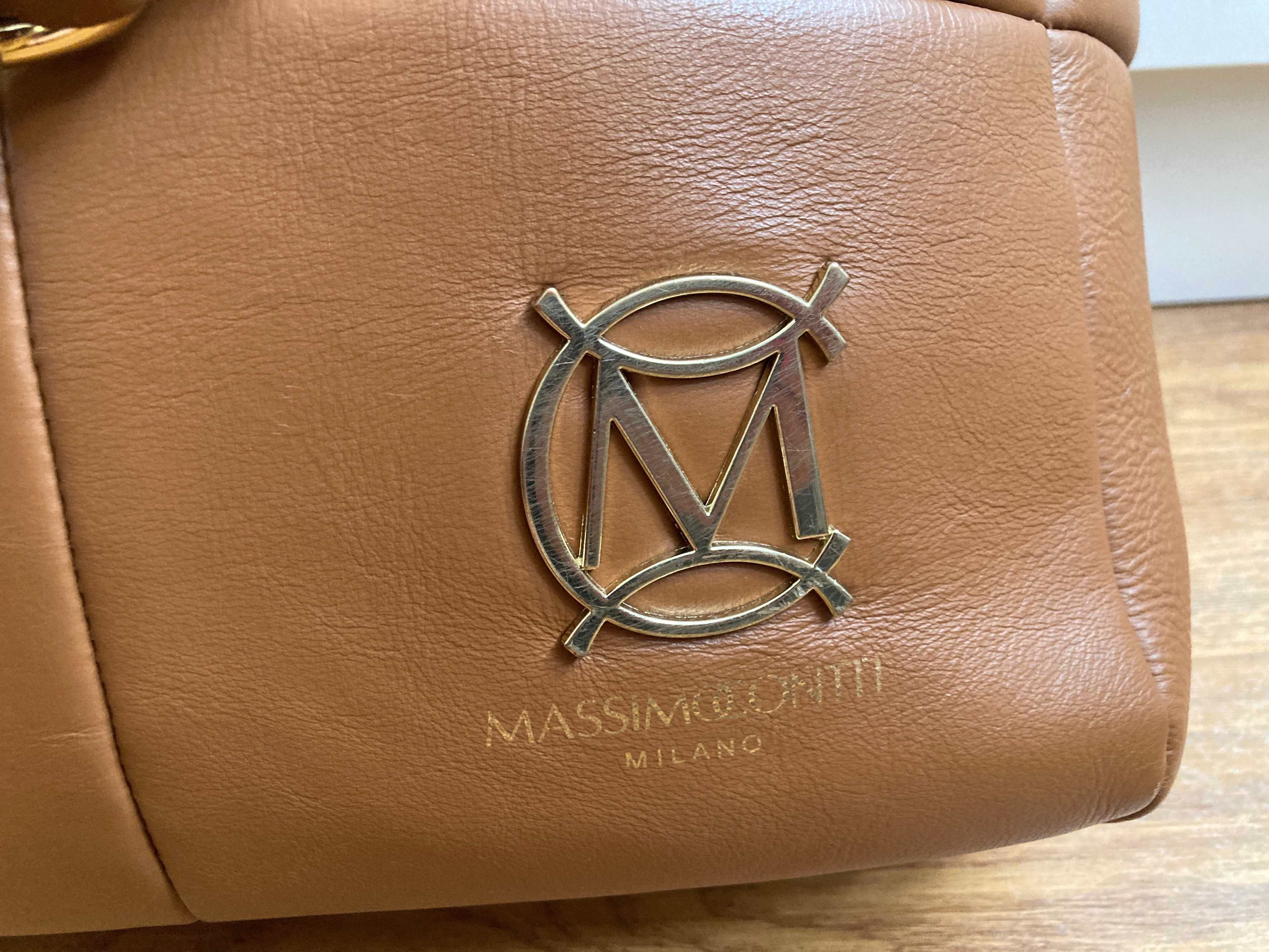 Massimo CONTTI torebka shopper skóra nat