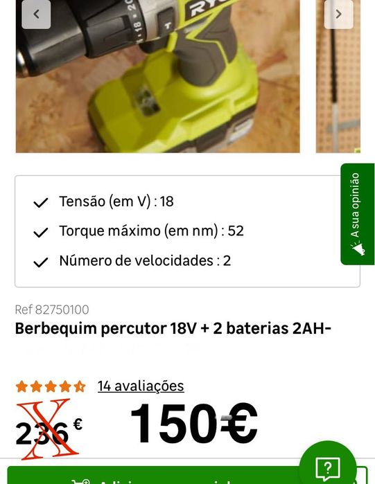 Berbequim NOVO+2 baterias