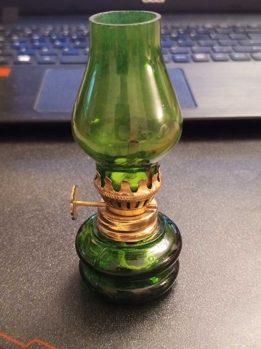 lampa naftowa mini - zielona