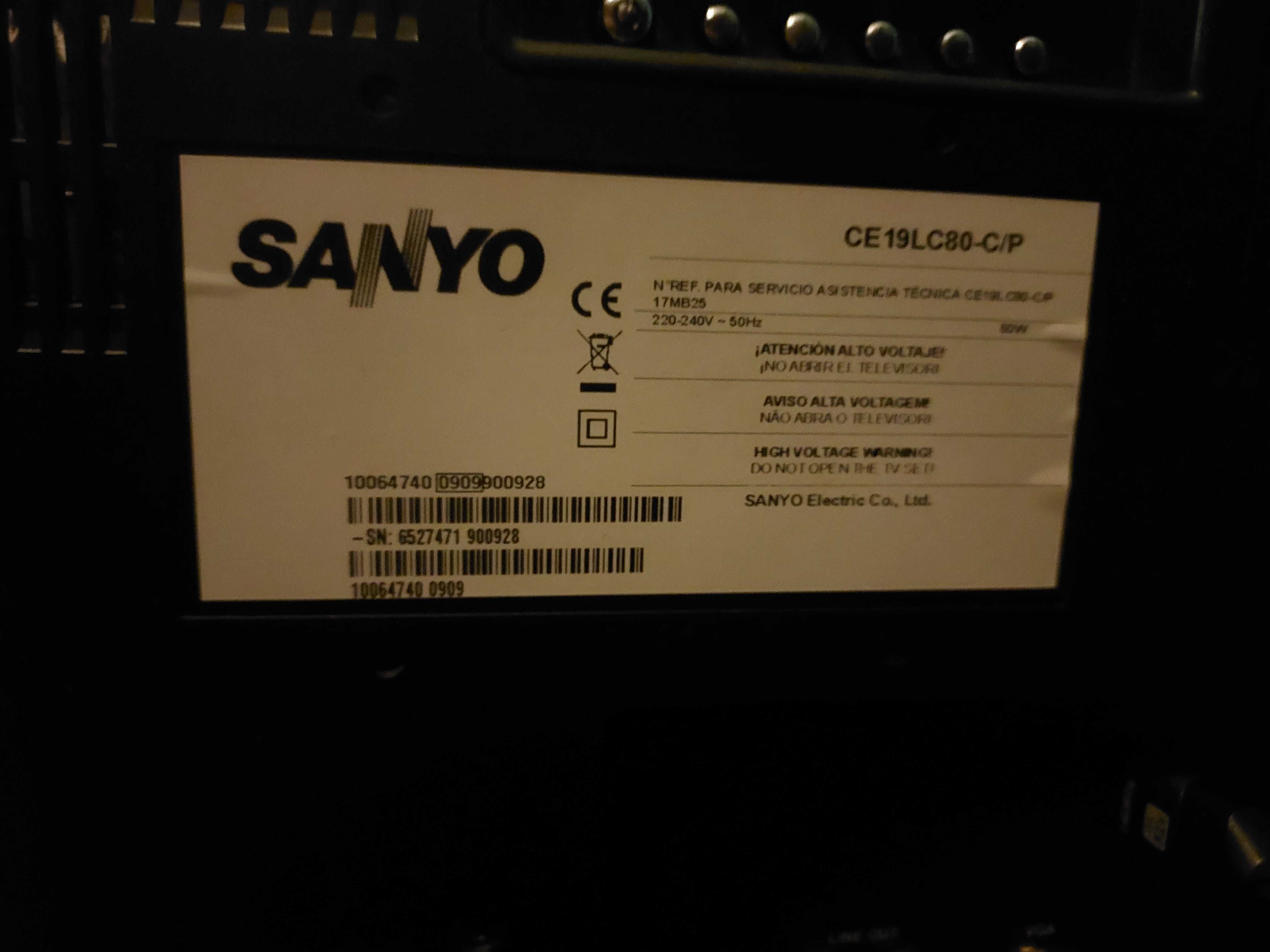Vendo TV LCD Sanyo 19'