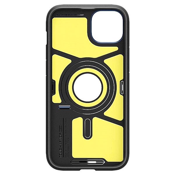 Etui Spigen Tough Armor MagSafe z podstawką na iPhone 15 Plus - niebie