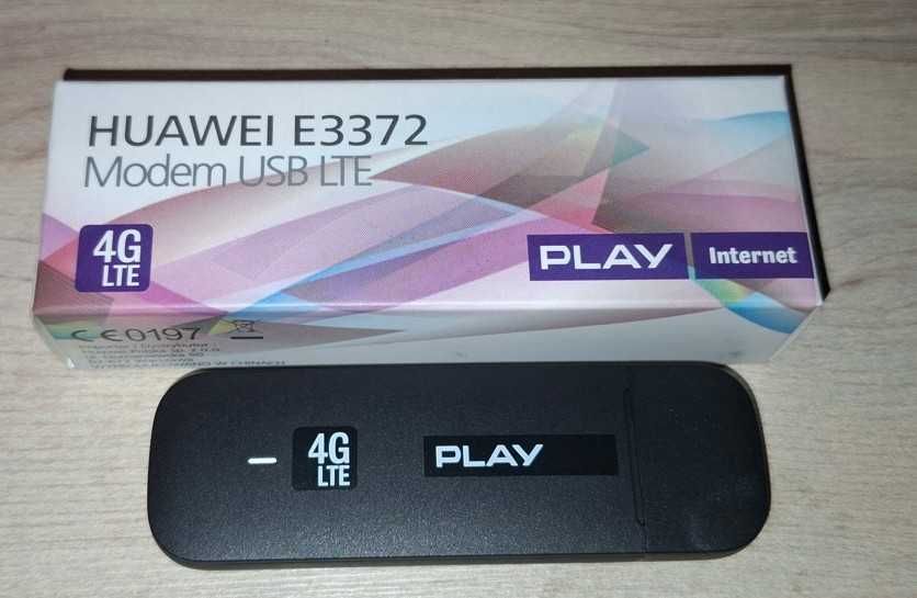 HUAWEI E3372 4G LTE no-Hilink bez sim-locka IGŁA NOWY GW24M