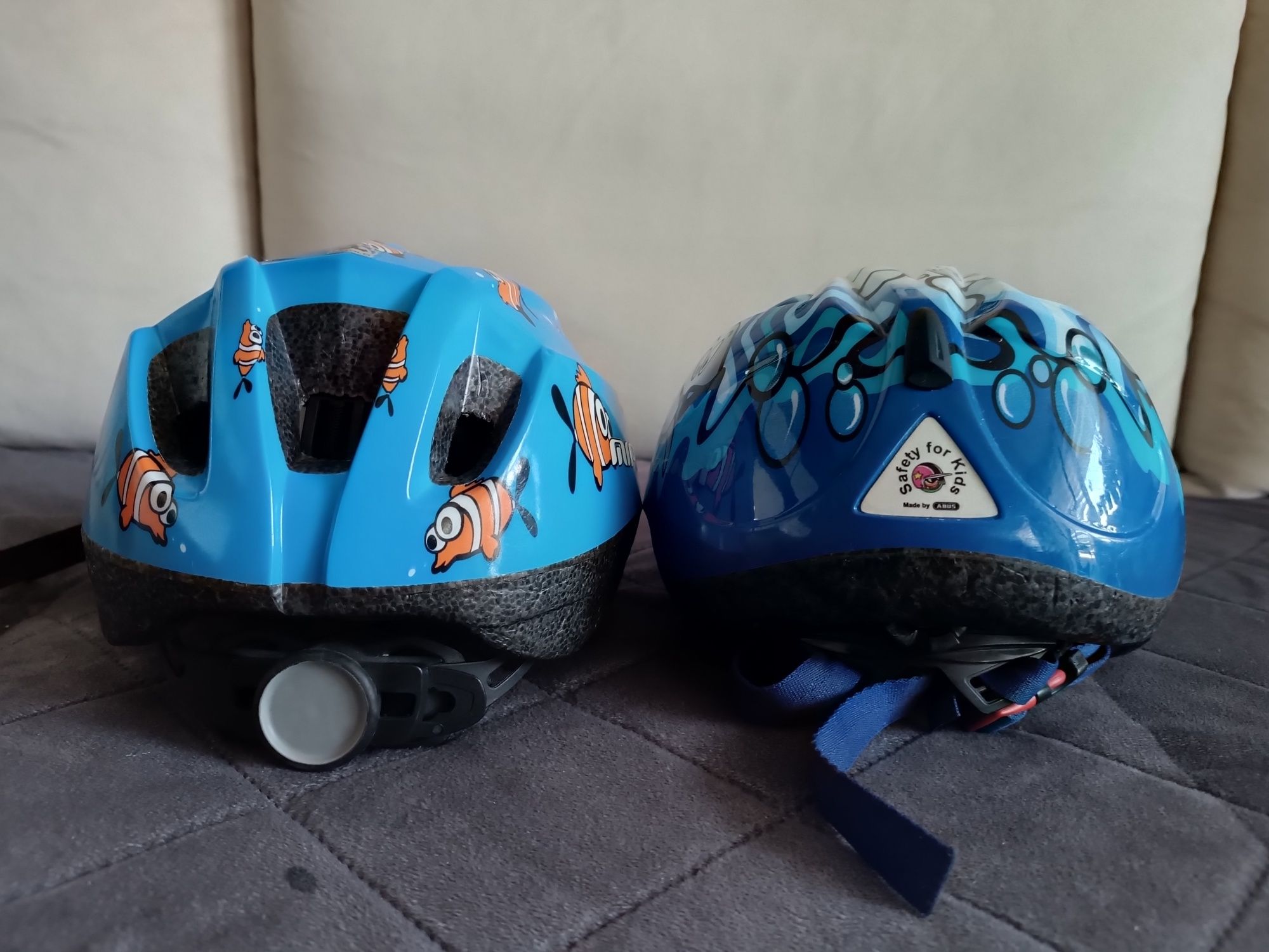 Kask dziecięcy rowerowy Amus shark 50-55, Author Nemo 48-54 z regulacj