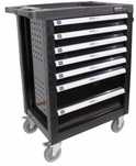 Carro Carrinho Banca de ferram. KROFTOOLS 160 peças 7 gavetas. AP28