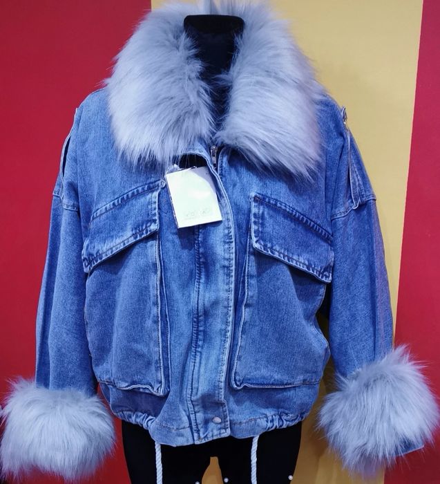 Kurtka katana jens owers kimonko miś odpinany