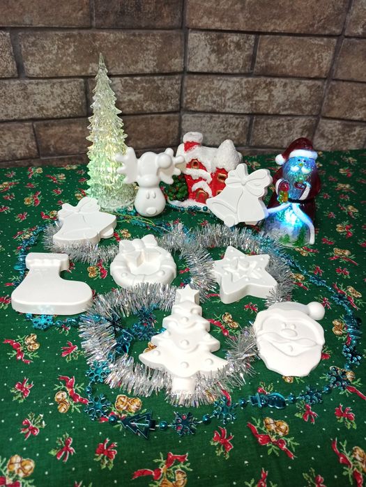 Гіпсові фігурки та магніти для розпису