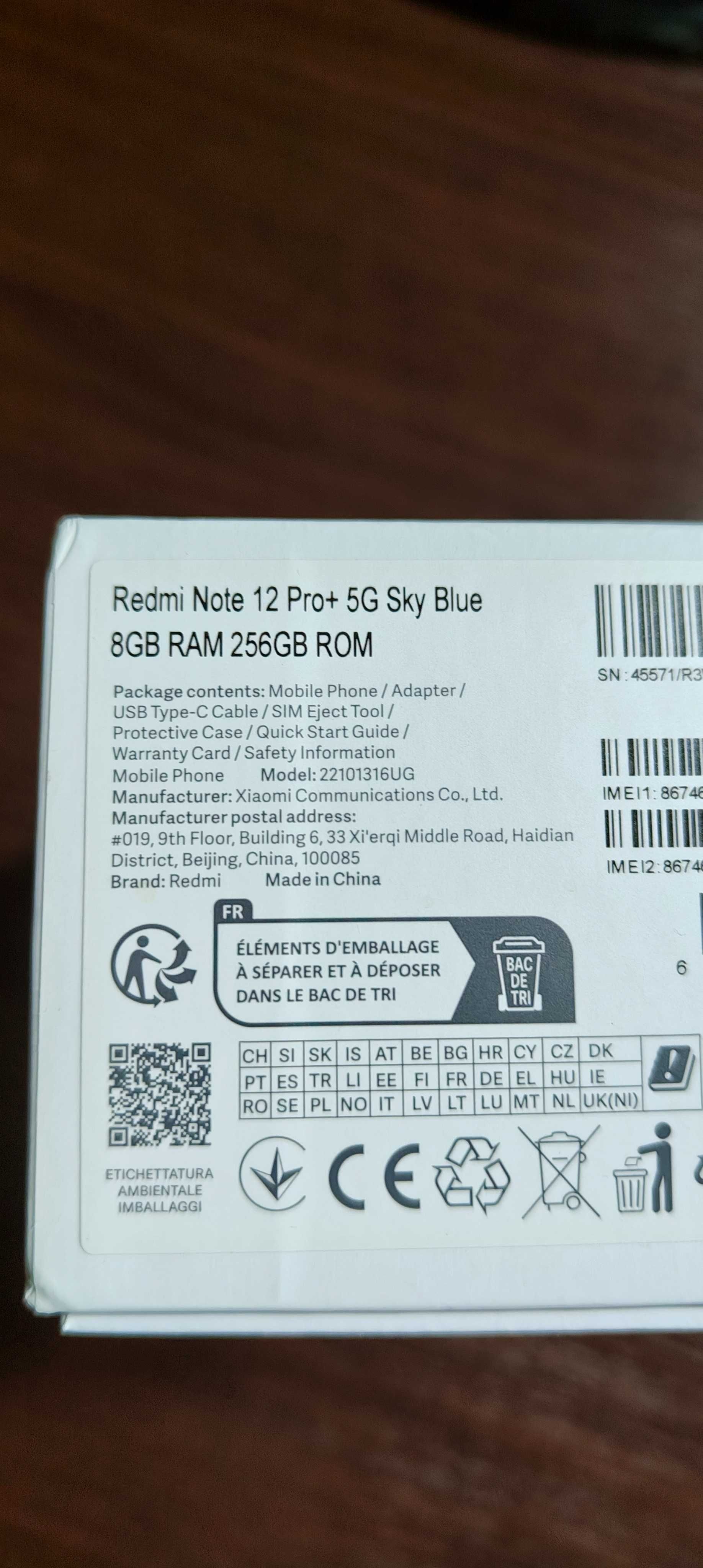 Xiaomi Redmi 12 Pro+, 5G, 8/256