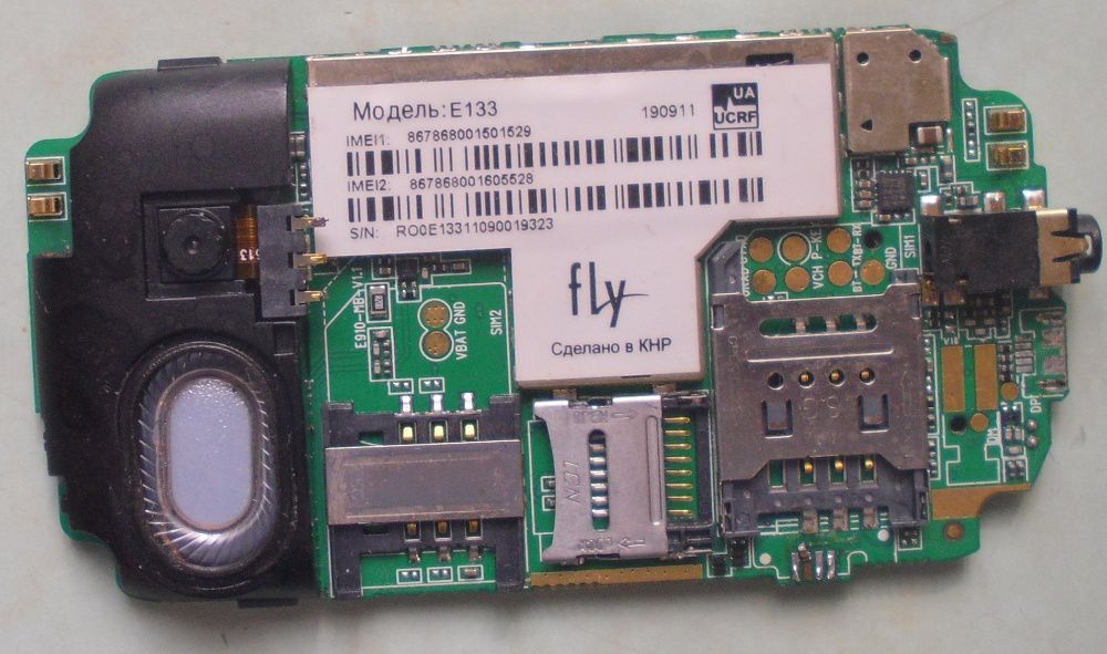 FLY E133 системная плата