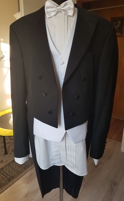 Frak męski  4XL plus dodatki