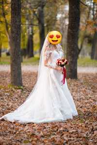 Свадебное платье р.38