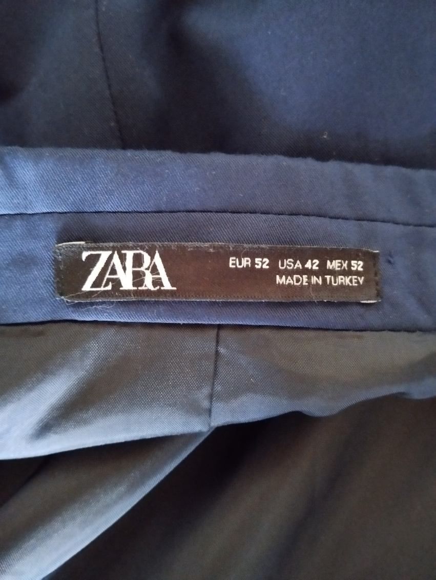 Zara Zestaw komplet garnitur spodnie marynarka koszula muszka buty