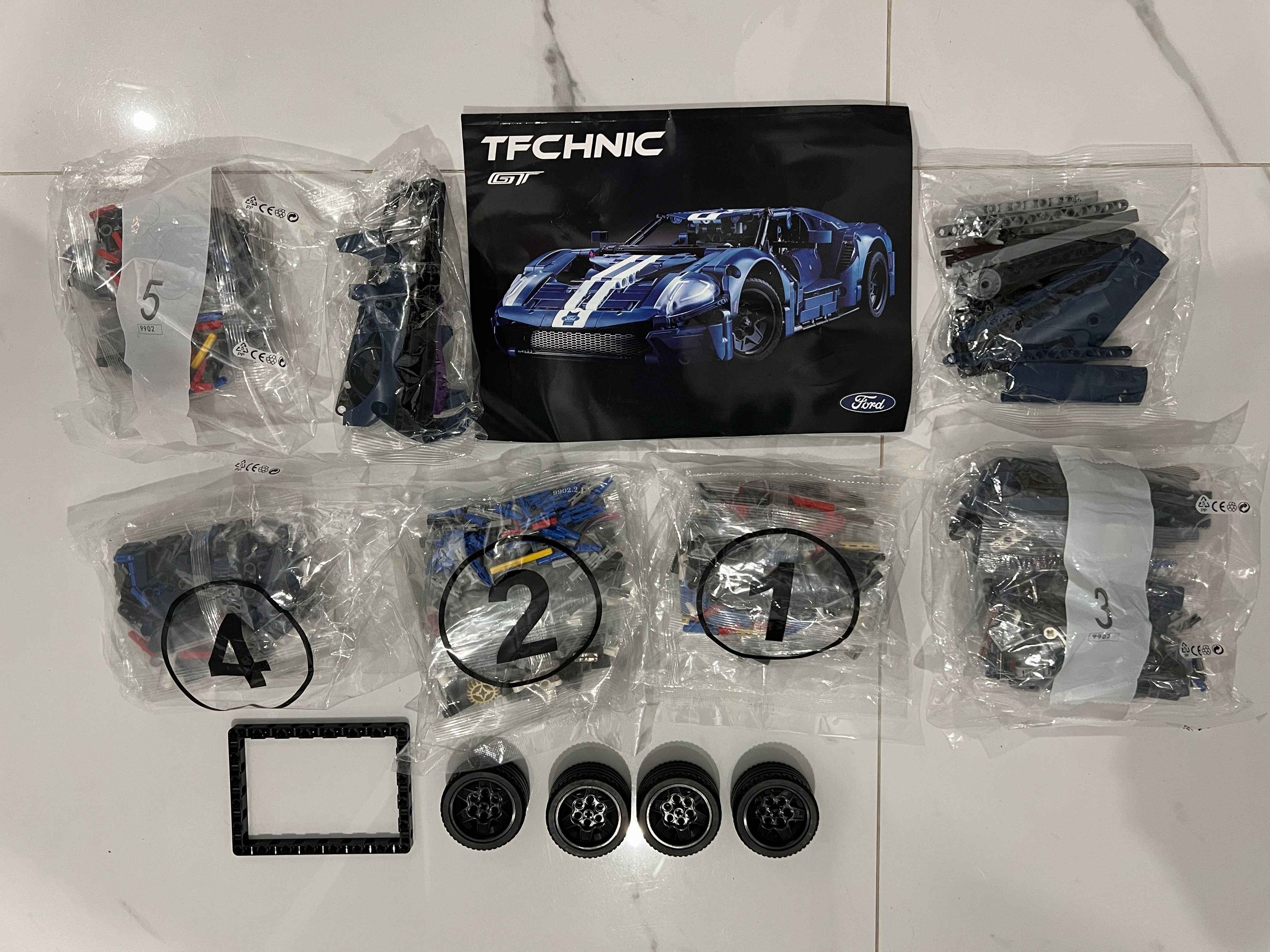 Конструктор LEGO Technic Ford GT 2022 ФОРД Технік ЛЕГО 42154 1466 дет