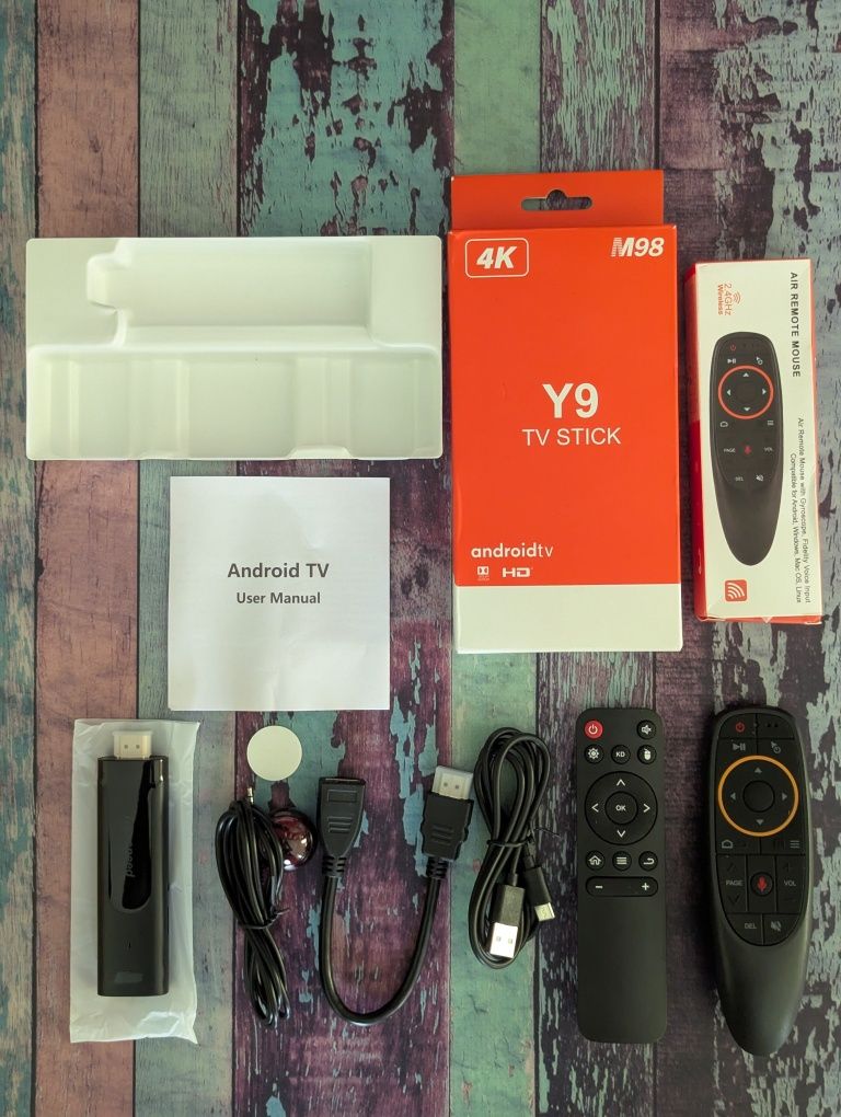 Тв-приставка ( TV box stick) Transpeed M98Y9 Amlogic S905Y4 4/64+пульт