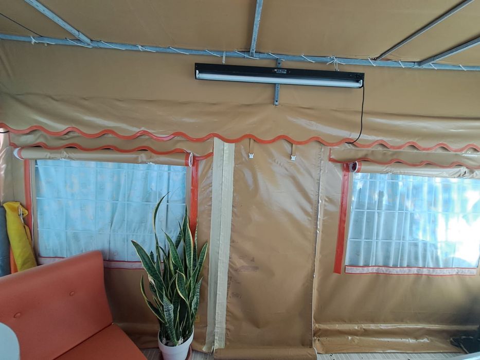 Estrutura tenda 43m2