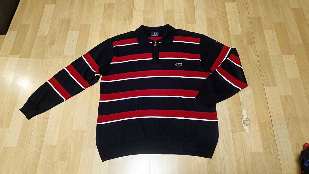 Męski lekki sweter SAILING COMP r.XL wełna stan bardzo dobry