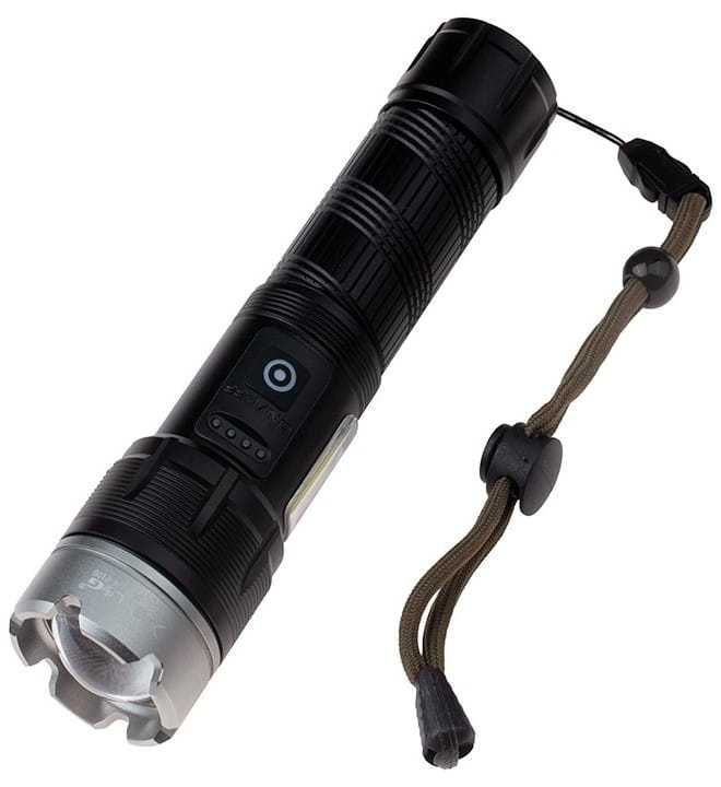 x-balog mocna i odporna latarka z bocznym światłem powerbank aku L-110
