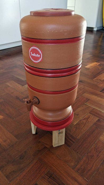 Filtro de barro Salute 4L Sistema de filtragem de água por gravidade