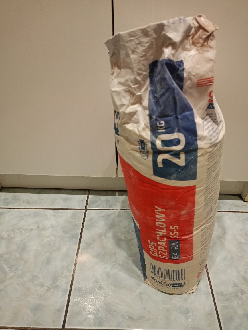 Gips Szpachlowy biały Extra GS-5 FRANSPOL opak.20 kg.