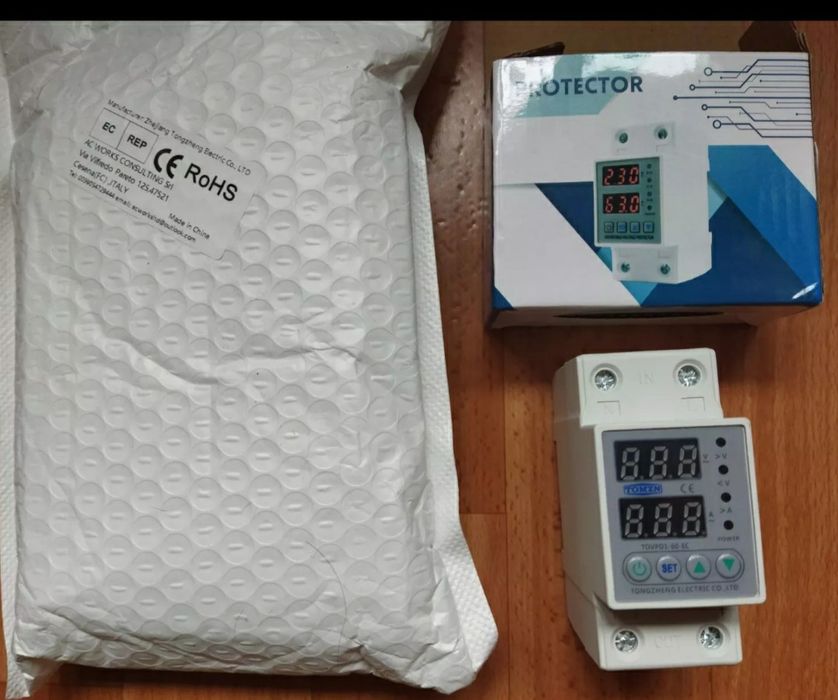 Реле напряжения защиты от перепадов 60 А