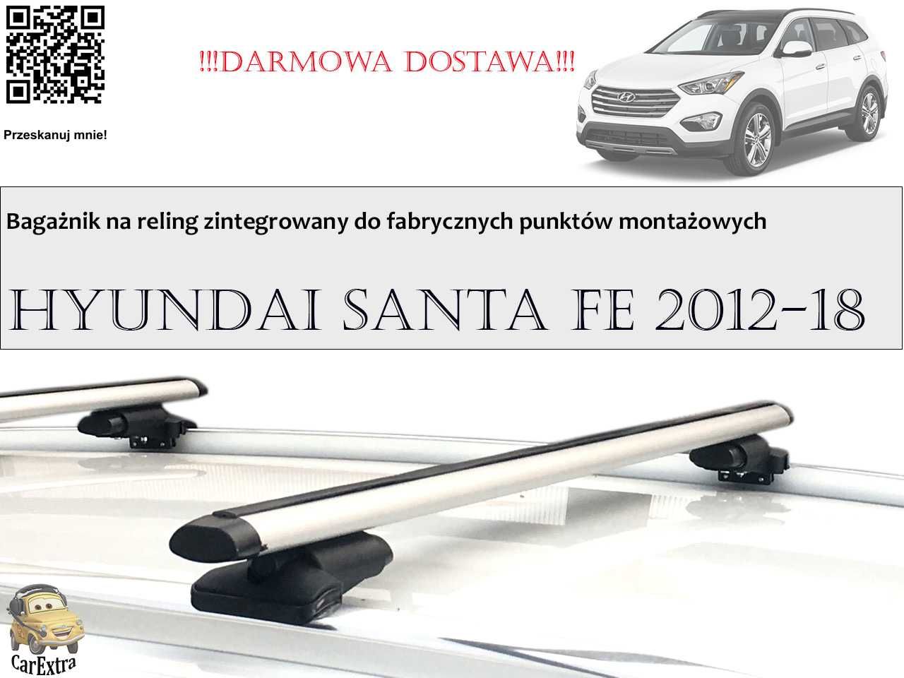 Bagażnik Dachowy Hyundai Santa Fe 2012-18