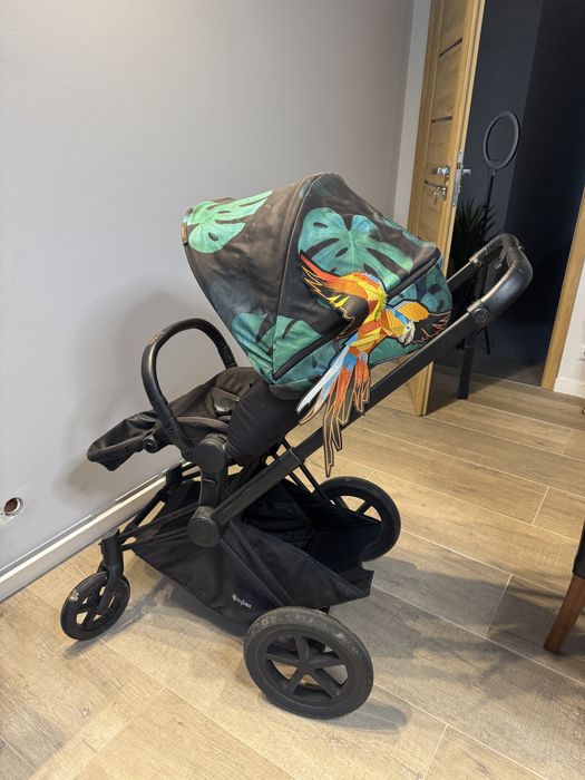 Wózek Cybex Priam Birds of paradise papuga monstera