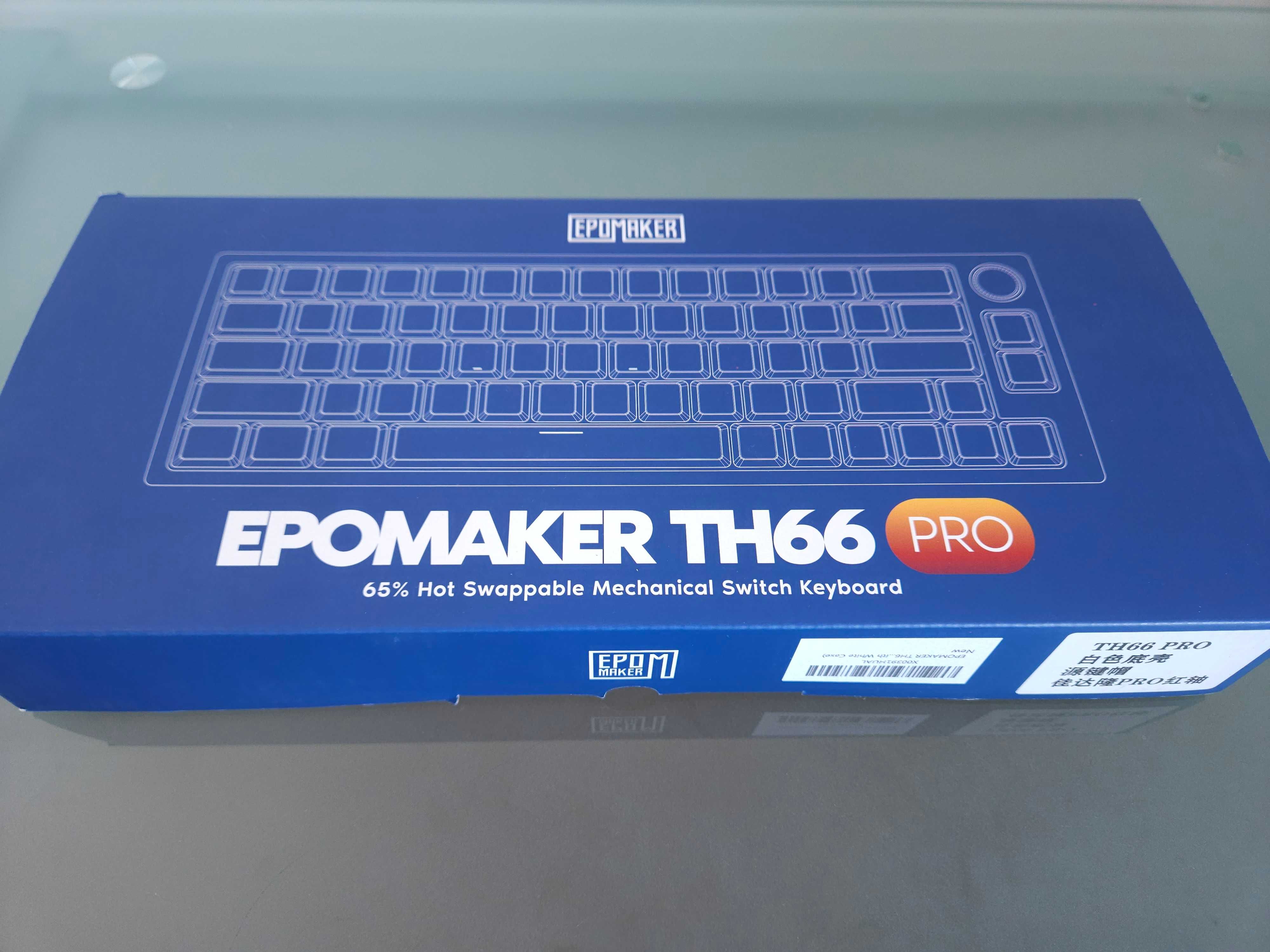 Epomaker TH66 Pro 65% RGB механічна бездротова клавіатура ANSI US