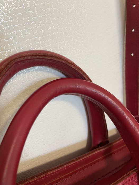 Сумка натур.шкіра The wings червона