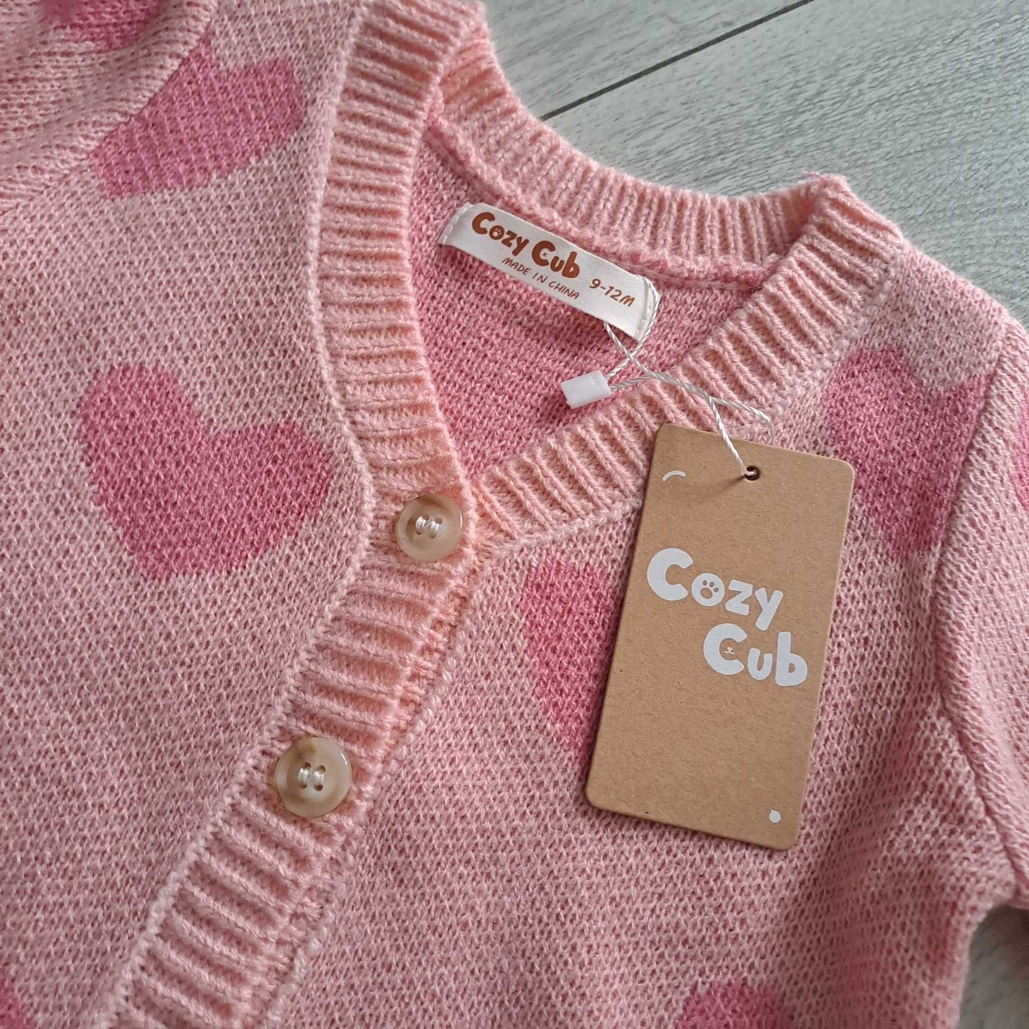 Piękny sweterek dla dziewczynki 12-18 miesięcy