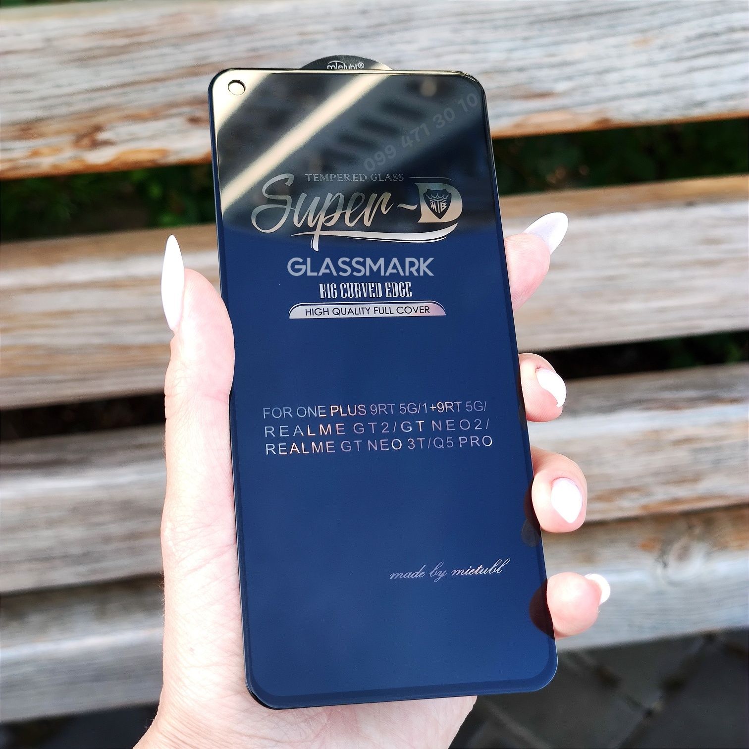 Захисне скло One Plus 9RT защитное стекло супер д Realme GT2