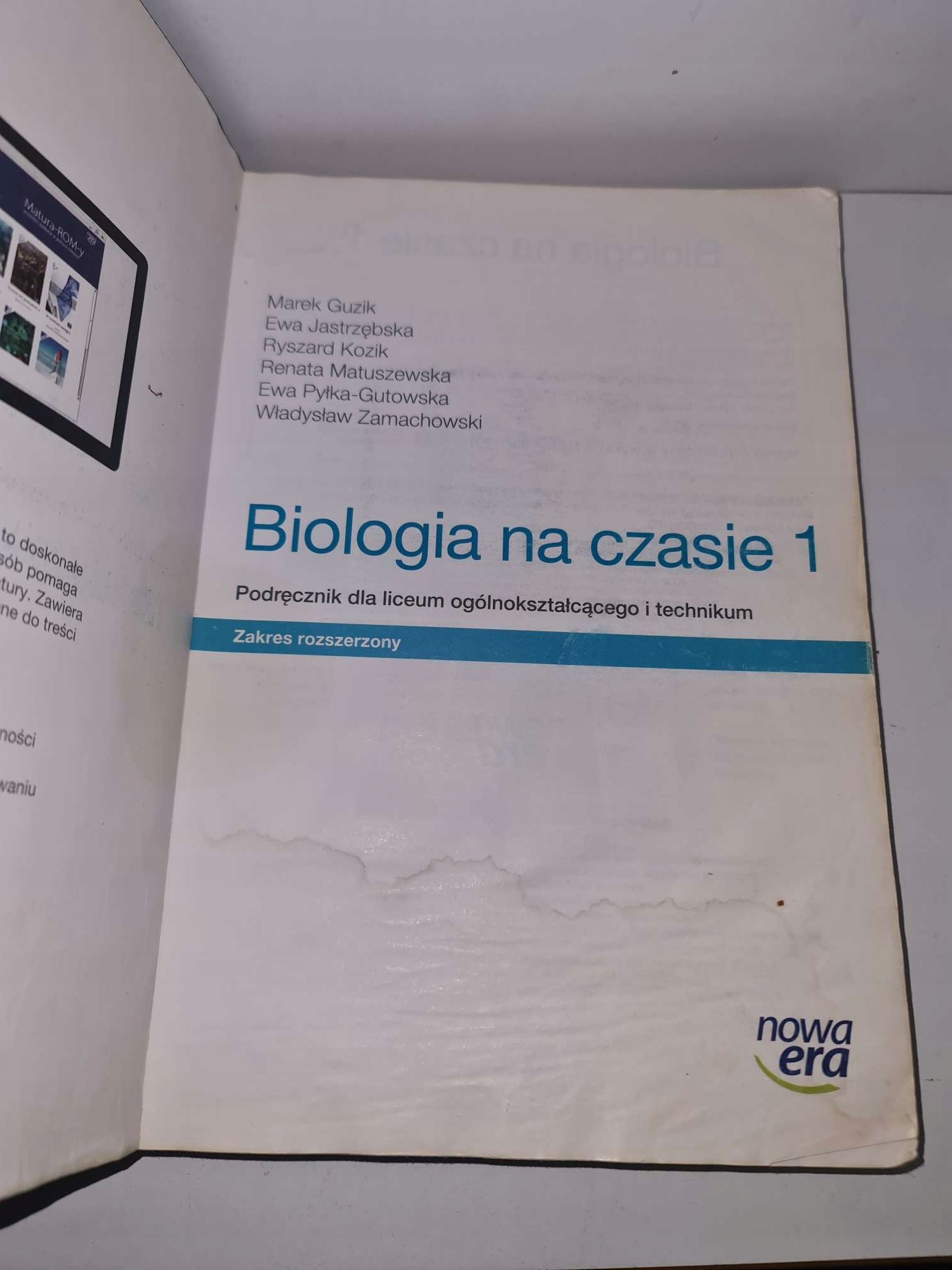 Biologia na czasie 1-3 1,2,3 Rozszerzenie Nowa Era liceum po gimnazjum