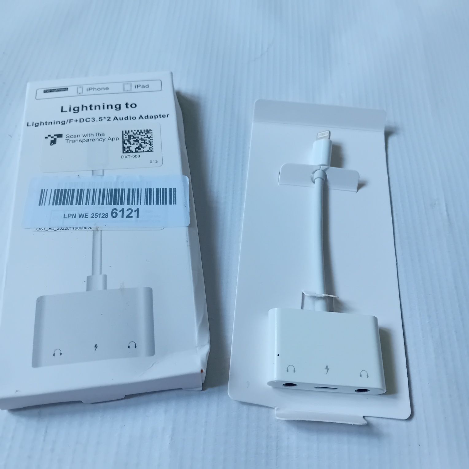 Podwójny adapter audio do I Phone,  I Pad