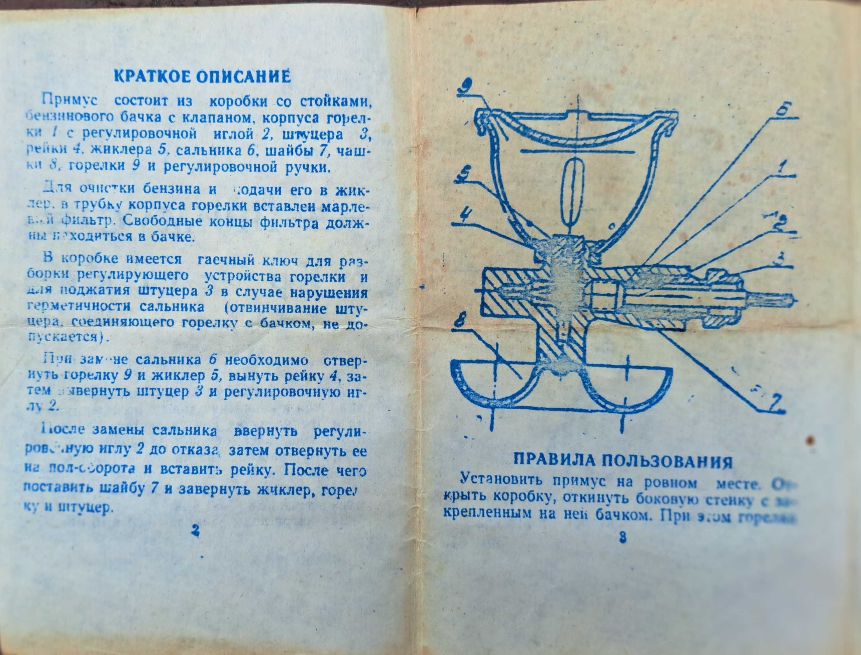 Примус туристический (СССР)