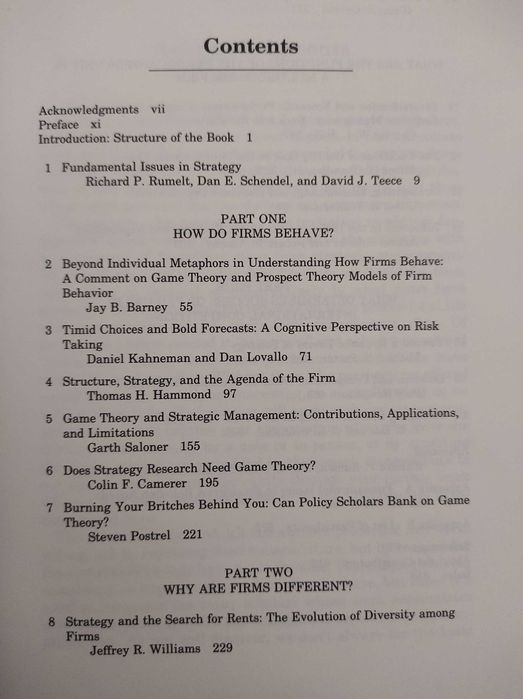 Fundamental Issues in Strategy de Richard P. Rumelt