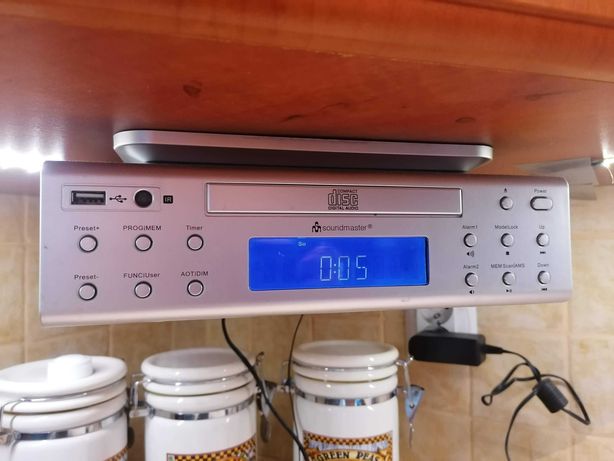 Radio kuchenne podwieszane pod szafkowe CD Mp3 USB