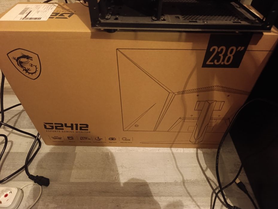 Монітор MSI 23.8" G2412 IPS Black 170Hz