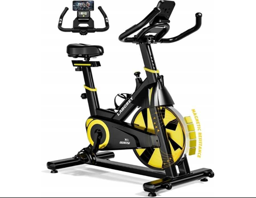 Labgrey L2 rower treningowy stacjonarny, czujnik tętna cichy, cardio