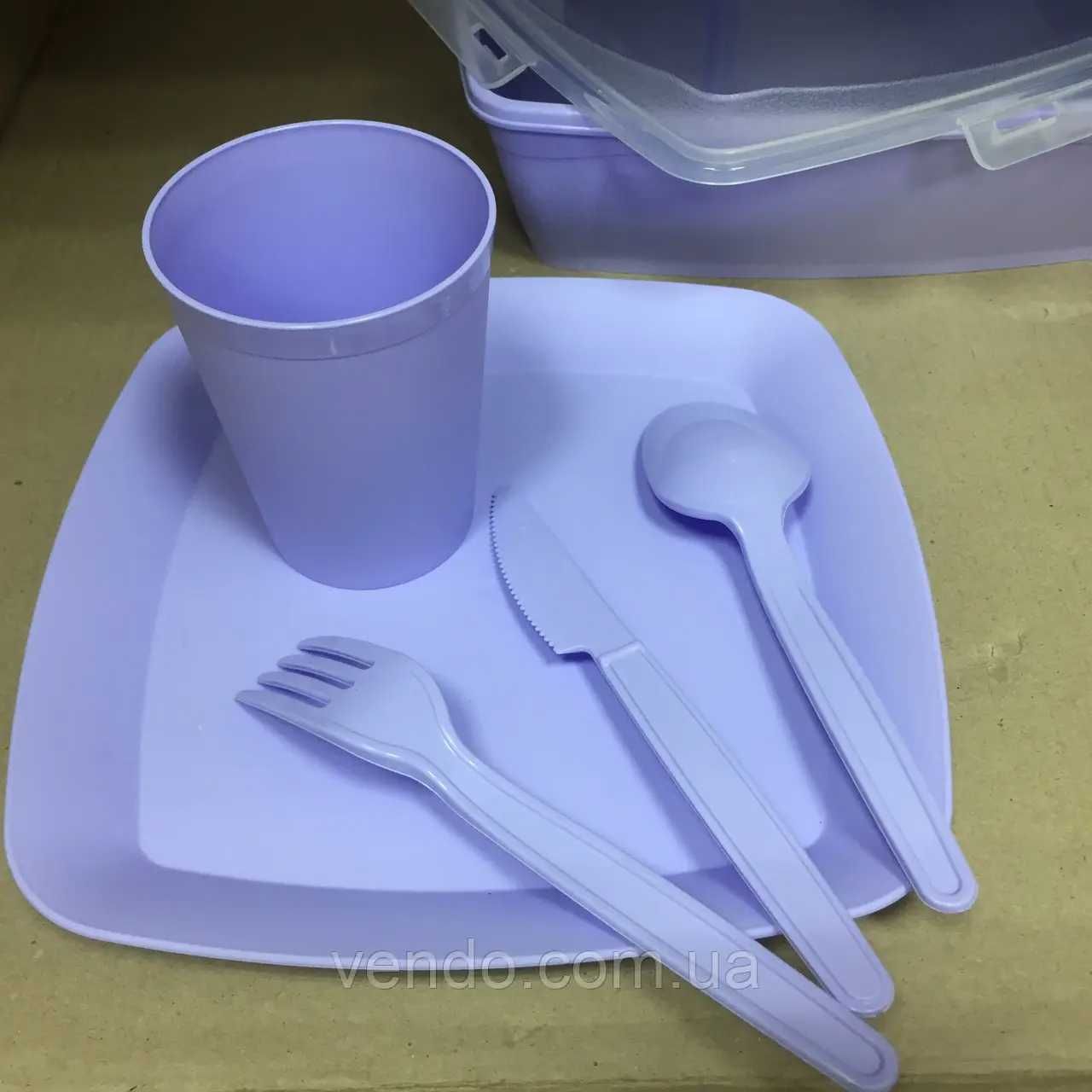Набор посуды для пикника 32 предмета на 6 персон Турция
