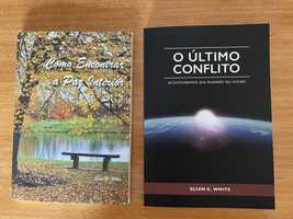 Livros “Como encontrar a paz interior” e “ O Ultimo Conflito”