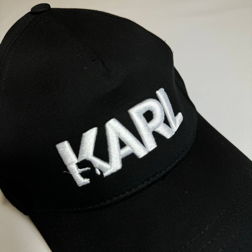 NEW SEASON| Кепка Karl Lagerfeld| универсальный|черный|качество-LUX