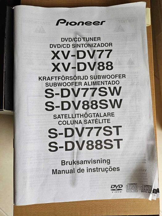 Sistema som Home Cinema Pioneer