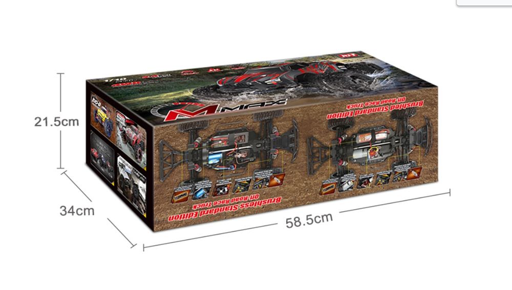 Машинка Remo Hobby M Max 1035 БК версія - Remo Hobby M Truck 1035