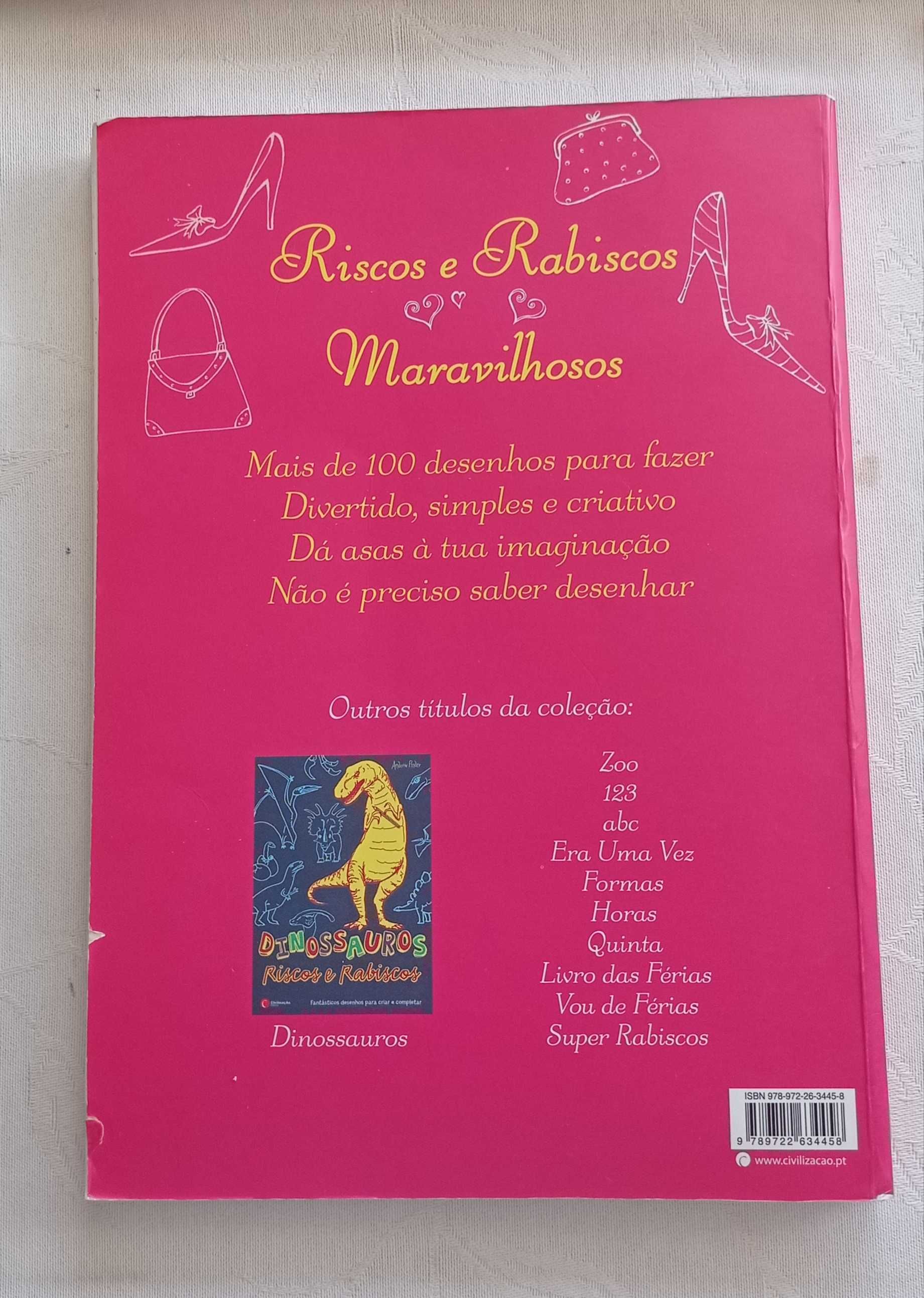 Livro para pintar com desenho muito originais