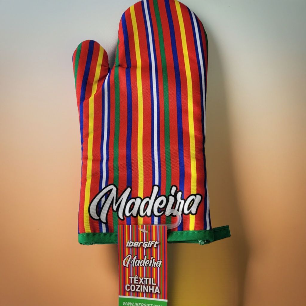 Tecido tradicional luvas de cozinha