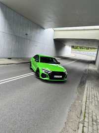 Audi RS3  RSQ3 S3 8Y Wynajem Wypożyczalnia Green Zielony  Śląsk