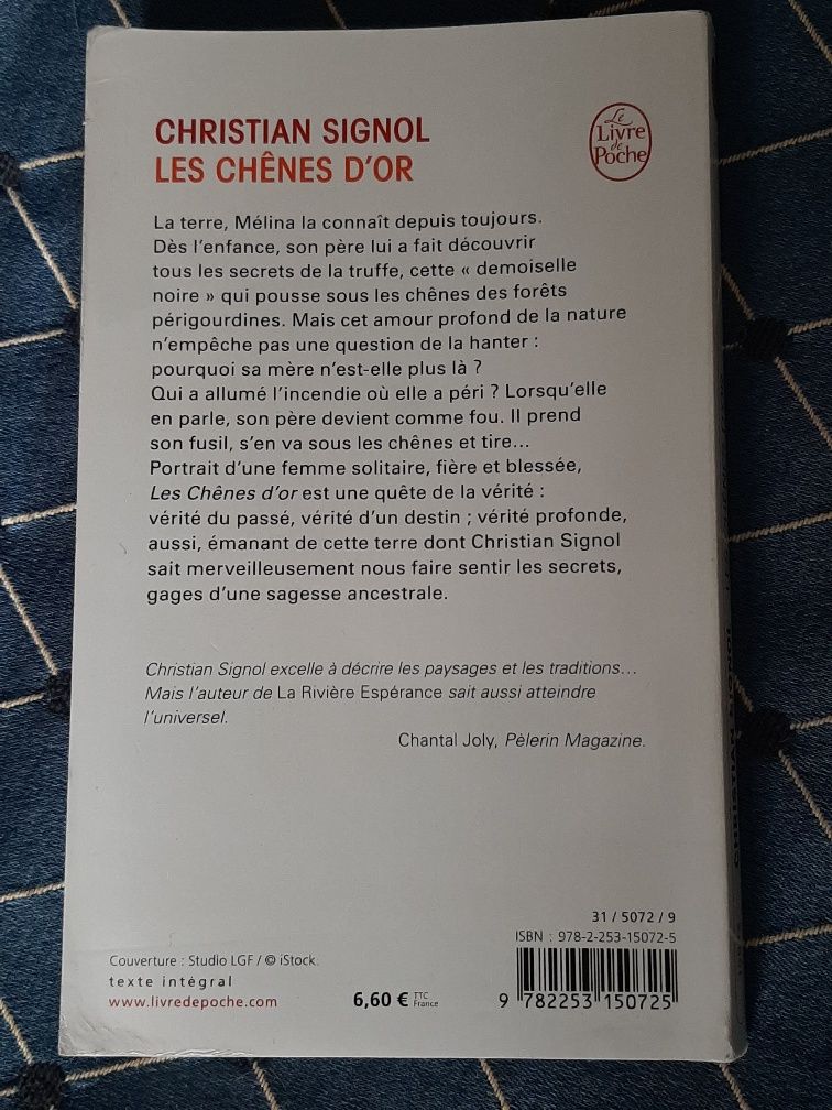 Literatura Francesa Christian Signol "Les chênes d'or"