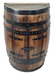 Barek, szafka z dębowej beczki po whisky półbarek